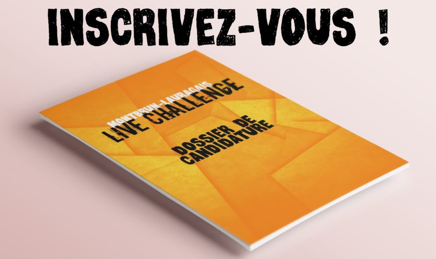 Ouverture des inscriptions pour le Live Challenge #12 2023