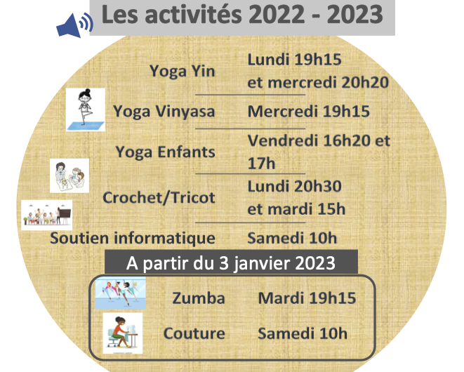 Démarrage Zumba et Couture !